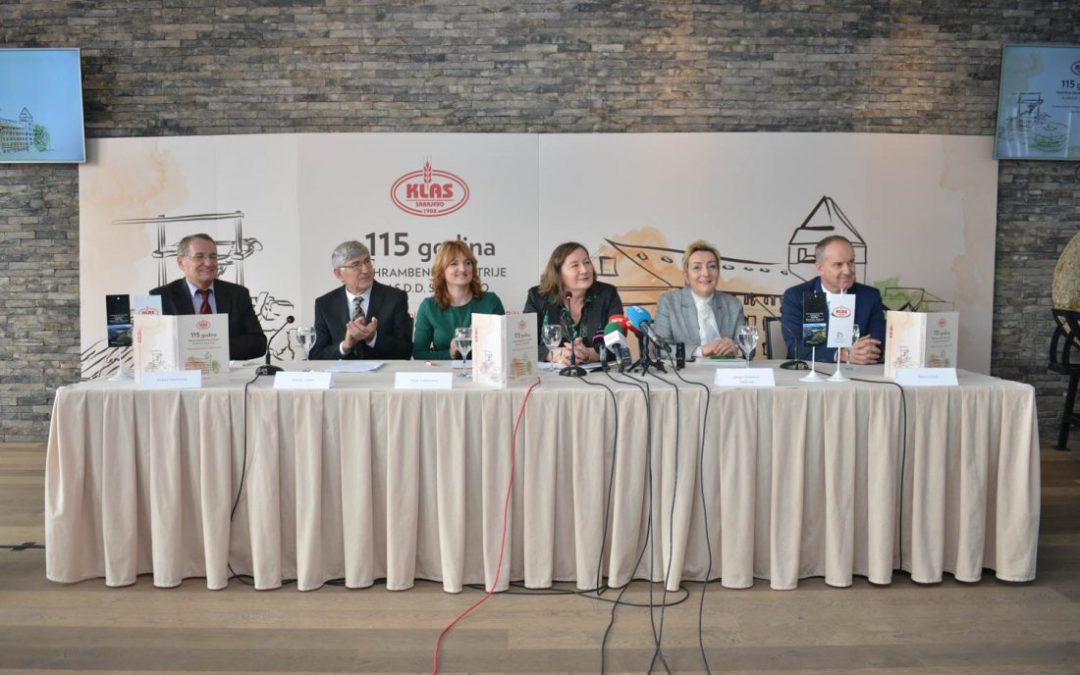 The monograph book “115 years of Klas d.d. – Short History of Milling and Baking in BiH” was promoted